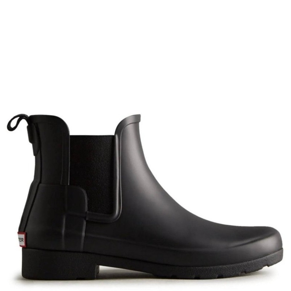 Hunter Women's Matte Black Slim Rain Boots